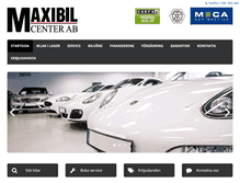 Tablet Screenshot of maxibilcenter.se